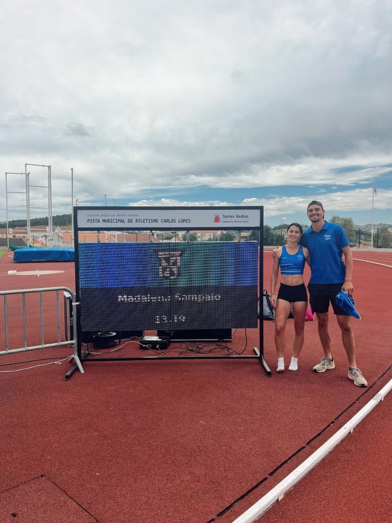 Madalena Sampaio do Atletismo dos Salesianos de Manique, junho de 2025